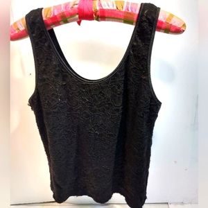 Cuddl Duds Black Tanktop